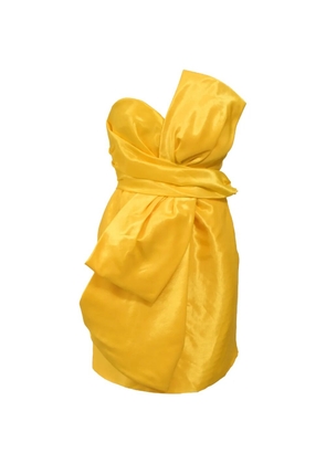 Moschino Pre-Owned Couture bow-detail dress - Yellow