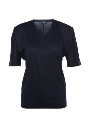 JOSEPH V-neck cotton T-shirt - Black