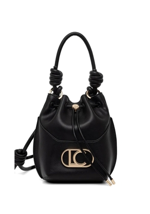 Lola Casademunt logo-plaque bucket bag - Black
