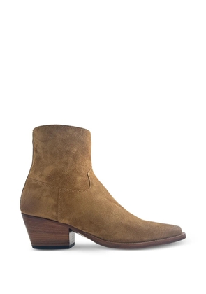 Sartore suede ankle boots - Brown