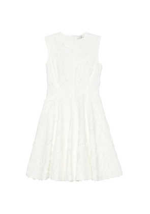 ERDEM crew-neck mini dress - Neutrals