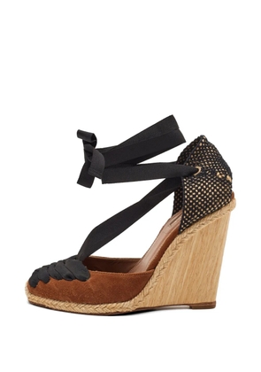 Aquazzura Malibu wedge espadrilles - Brown