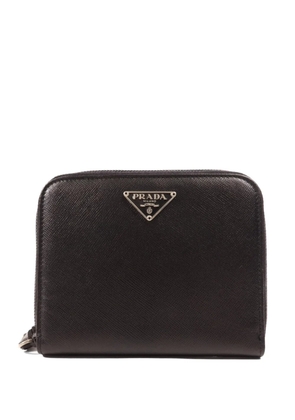 Prada Pre-Owned Saffiano leather zipped wallet - Black