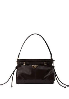 Prada Bonnie small leather handbag - Brown