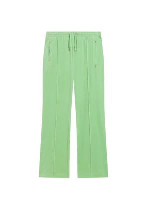 Juicy Couture velour diamanté-embellished track pants - Green