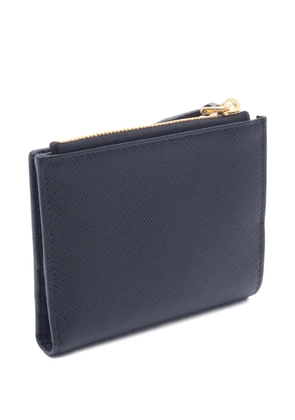 Prada Pre-Owned 2020s Triangle-logo bi-fold wallet - Black