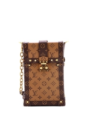 Louis Vuitton Pre-Owned Vertical Trunk Pochette Reverse Monogram Canvas crossbody bag - Brown