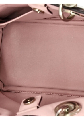 Christian Dior Pre-Owned Diorissimo Tote Pebbled Leather Mini shoulder bag - Metallic