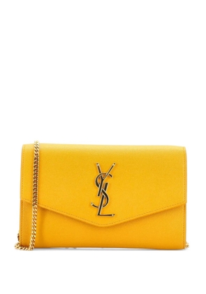 Saint Laurent Pre-Owned Uptown Chain Wallet Leather crossbody bag - Yellow