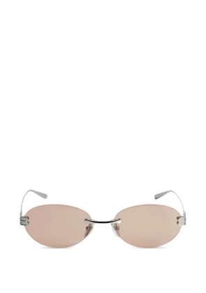 Balenciaga Gossip oval-frame sunglasses - Neutrals