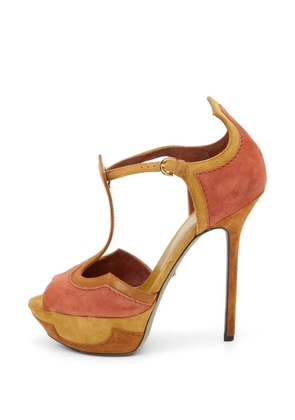 Sergio Rossi platform ankle-strap sandals - Pink