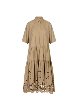 MeimeiJ tiered mini dress - Neutrals