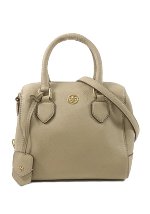 Tory Burch pebbled leather tote bag - Neutrals