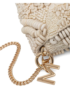 Lola Casademunt bead-embellished crossbody bag - Neutrals
