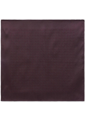 Dolce & Gabbana jacquard-logo silk pocket square - Pink