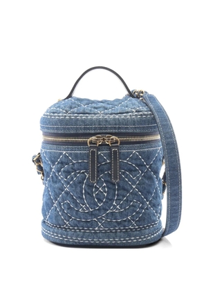 CHANEL Pre-Owned 2019 Coco Mark vanity bag - Blue