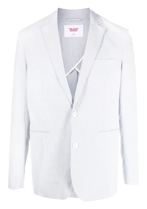 Orlebar Brown Ullock single-breasted seersucker blazer - Blue