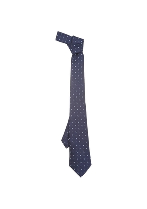 ETRO paisley-pattern silk tie - Blue