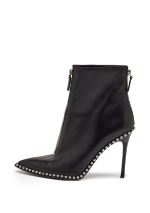 Alexander Wang studded pointed-toe ankle boots - Black