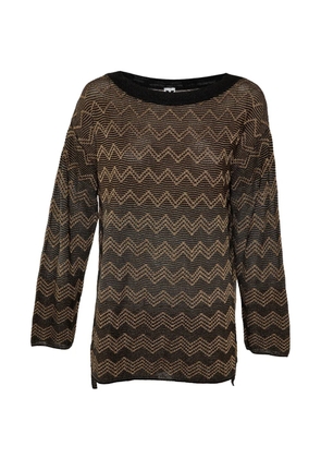 Missoni Pre-Owned chevron knit sweater - Brown