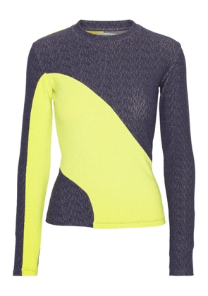 Henrik Vibskov colour-block long-sleeve T-shirt - Yellow