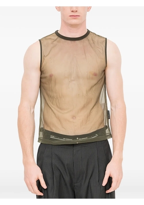 Andersson Bell mesh sleeveless T-shirt - Green