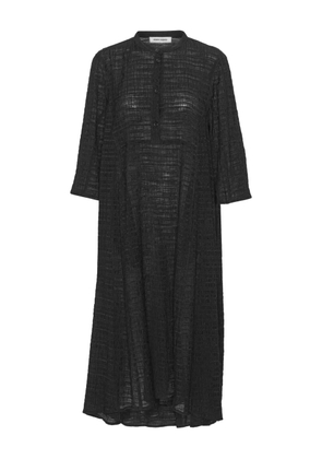 Henrik Vibskov textured button-front maxi dress - Black