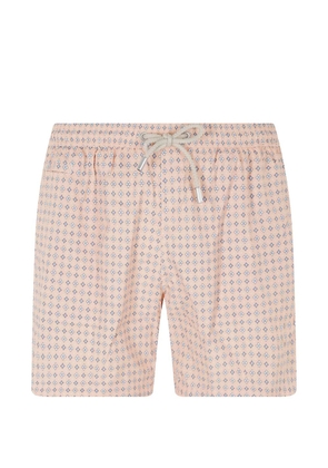 MC2 Saint Barth Lighting Micro geometric-print swim shorts - Pink