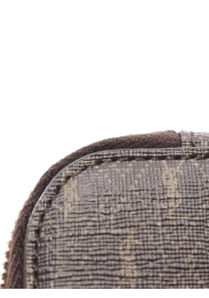 Saint Laurent Pre-Owned 2010s monogram-pattern jewellery case - Brown