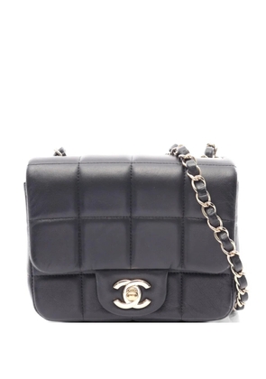 CHANEL Pre-Owned 2021 Chocolate Bar flap mini bag - Black