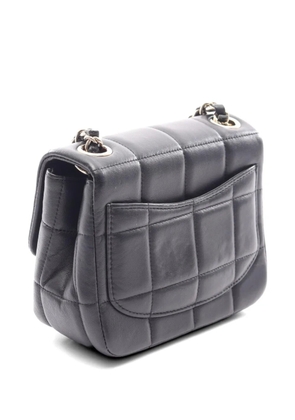 CHANEL Pre-Owned 2021 Chocolate Bar flap mini bag - Black
