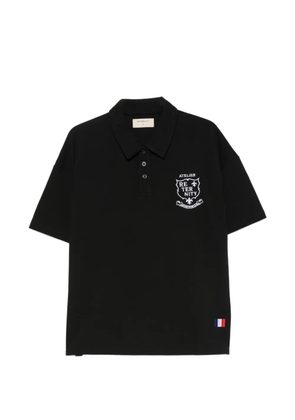 RETERNITY L'Aterlier De La Rue logo-embroidered polo shirt - Black