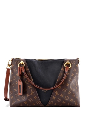 Louis Vuitton Pre-Owned V Tote Monogram Canvas and Leather MM shoulder bag - Brown