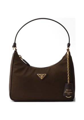 Prada Re-Edition 2005 Re-Nylon and Saffiano mini bag - Brown