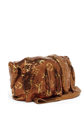 Louis Vuitton Pre-Owned Frances Monogram chainmail crossbody bag - Gold