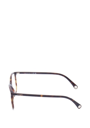 CHANEL Pre-Owned 1986-1988 CC tortoiseshell glasses - Brown