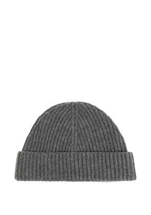 Jil Sander ribbed-knit beanie hat - Grey