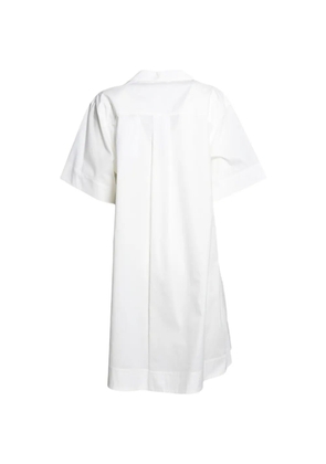 SOLOTRE short-sleeve shirt dress - White
