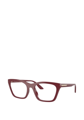 Emporio Armani cat-eye glasses - Red