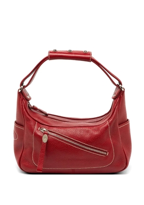Tod's Vintage x Ferrari Micky leather shoulder bag - Red