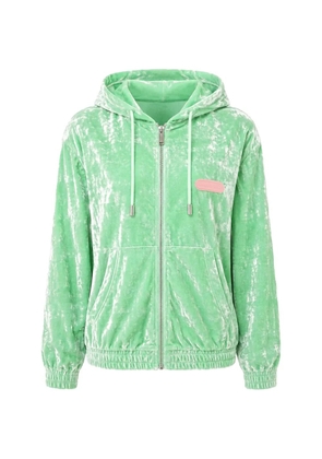 DSQUARED2 logo-patch hoodie - Green