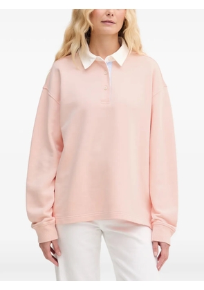 Gant long sleeve polo top - Pink
