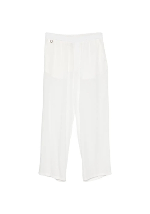 MARSEM elasticated-waistband trousers - White
