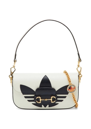 Gucci Pre-Owned x Adidas Horsebit 1955 shoulder bag - White