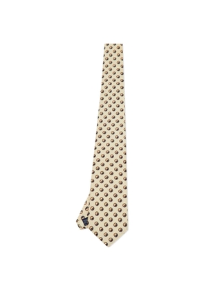 Lanvin Pre-Owned printed silk tie - Neutrals