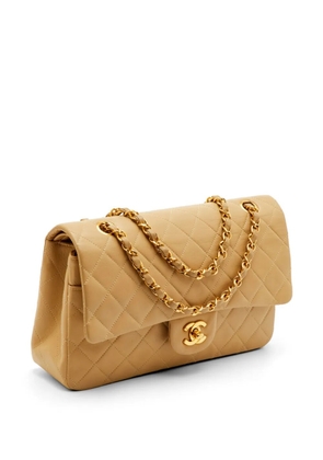 CHANEL Pre-Owned 1980s Double Flap quilted shoulder bag - Neutrals