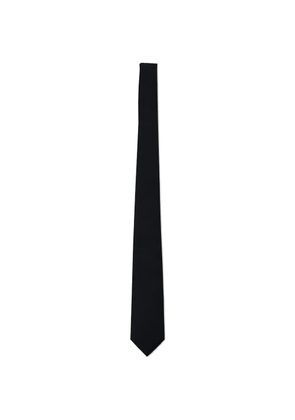 Giorgio Armani pointed-tip adjustable tie - Blue
