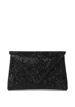 Tyler Ellis small Lee Pouchet Swarovski crystal-embellished clutch bag - Black