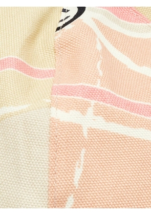 CHANEL Pre-Owned bow-detail printed bucket hat - Neutrals