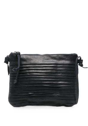 SOMMET Country Rows pleated shoulder bag - Blue